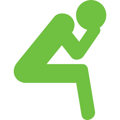 Seated figure with head in hands
